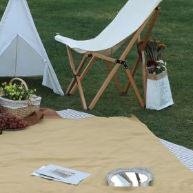 High Sense Picnic Mat With Leather Handle