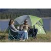 4-Person Dome Camping Tent;  1 Room;  Green