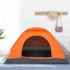 1-Person Waterproof Camping Dome Tent Automatic Pop Up Quick Shelter Outdoor Hiking Orange