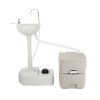 CHH-7701 1020T Portable Removable Outdoor Hand Sink with Portable Toilet