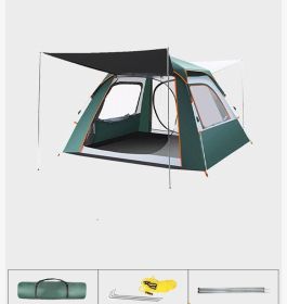 Foldable Camping Tent (Option: Vinyl58-6 Style)