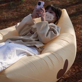 Inflatable Sofa Portable (Option: Champagne joy)