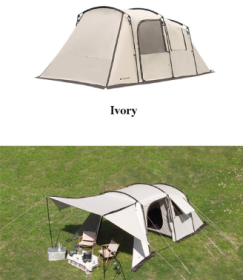 Landwolf Large Space Tunnel Tent (Option: Ivory)