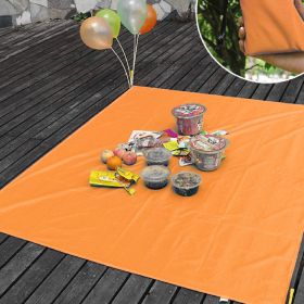 Ultra Light Portable Waterproof Beach Mat (Option: Orange-70x110cm)