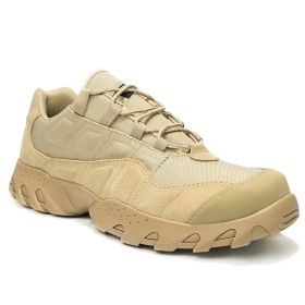 Outdoor Hiking Shoes Training Military Fan Combat Shoes Military Fan Boots (Option: Sand color-41)