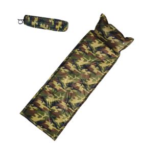 Camo Automatic Inflatable Cushion With Pillow (Option: Army green camo-Nine point payment)