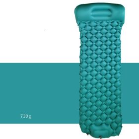 Inflatable Mat Outdoor (Option: Peacock blue-Foot step)